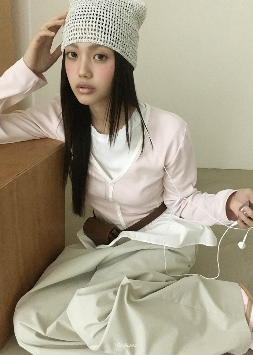 BY CHAPTER韓國代購女裝新款推薦長袖T恤不含腰帶假兩件BY Chapter長袖T恤