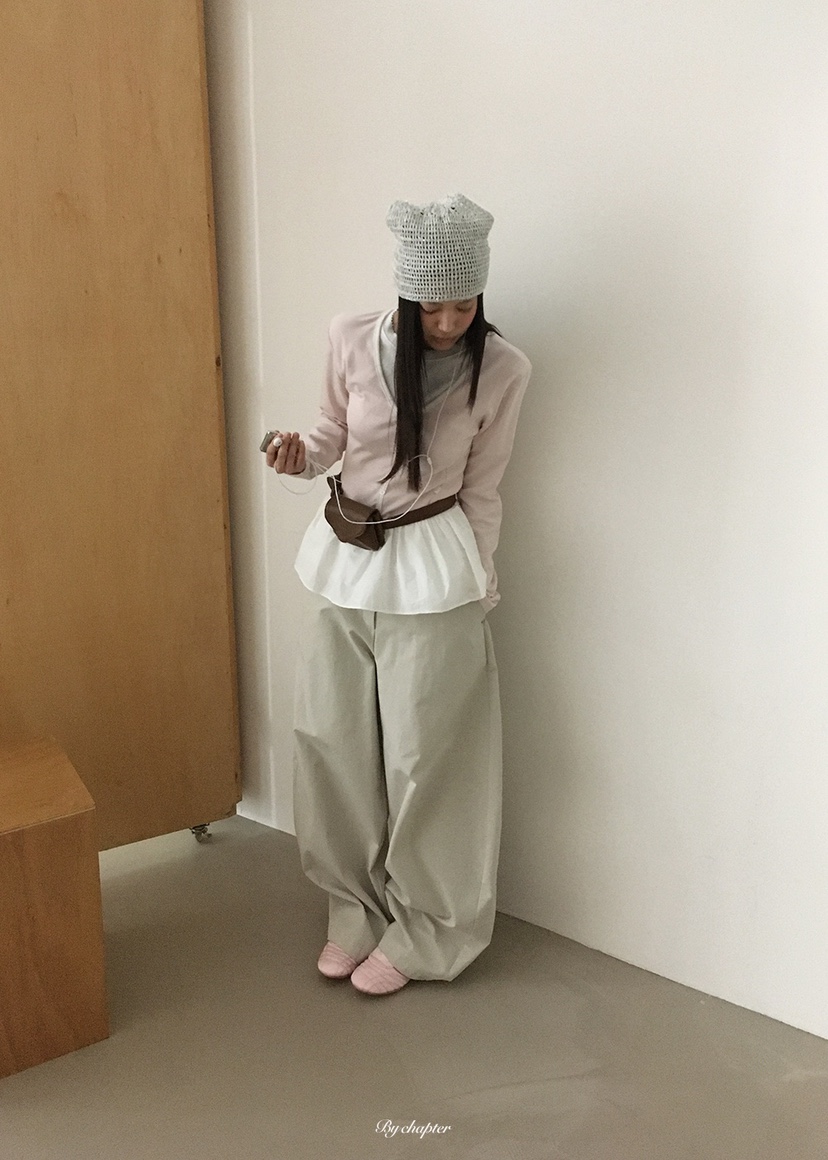 BY CHAPTER韓國代購女裝新款推薦長袖T恤不含腰帶假兩件BY Chapter長袖T恤