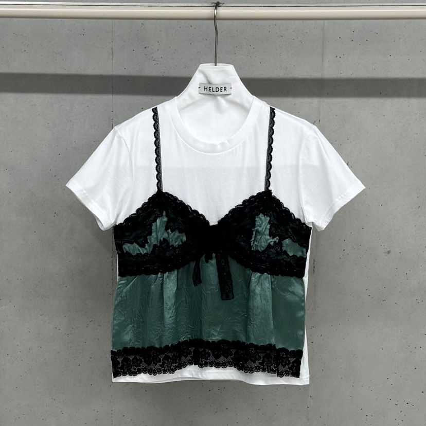 HELDER-P東大門實拍女裝新款真品人氣職業休閑T恤假兩件HELDERT恤圖色3