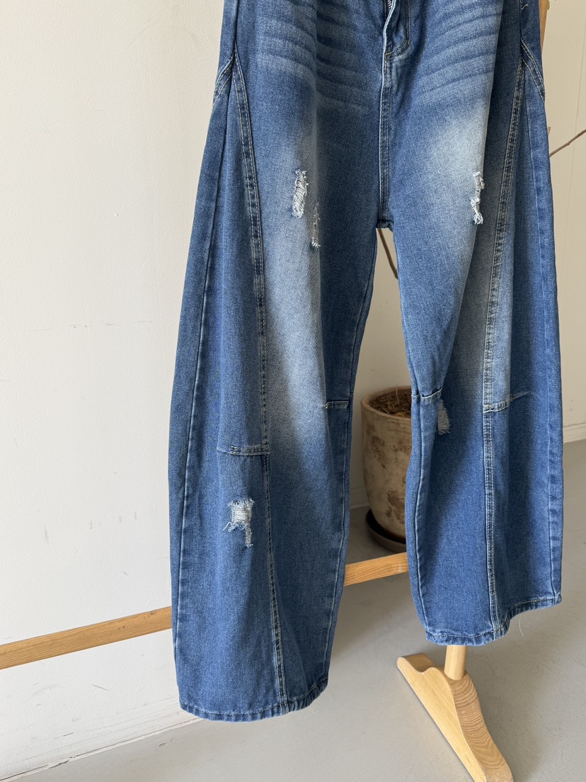 LARCENCICL/BESO東大門直郵女裝新款職業熱賣時尚牛仔褲LARCENCICL/BESO牛仔褲