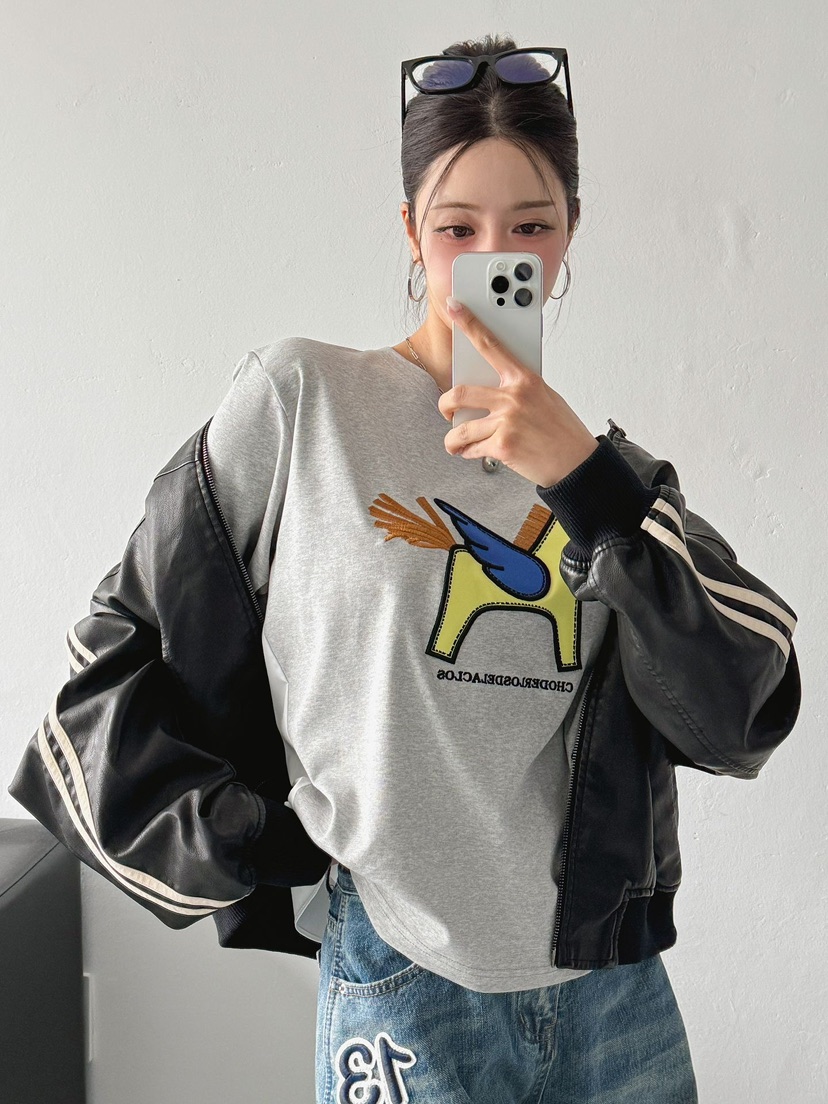 IAAN東大門直郵女士新款真品熱賣時尚26春夏休閑推薦職業T恤iaAnT恤