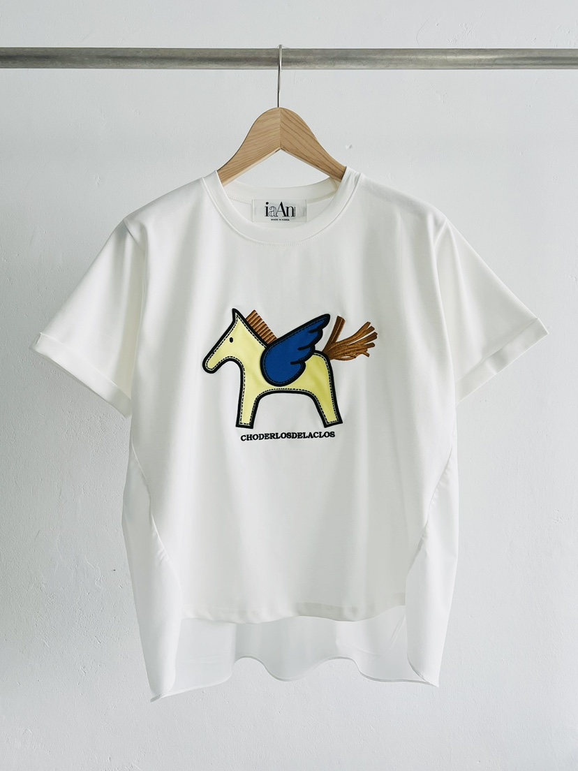 IAAN東大門直郵女士新款真品熱賣時尚26春夏休閑推薦職業T恤iaAnT恤圖色1