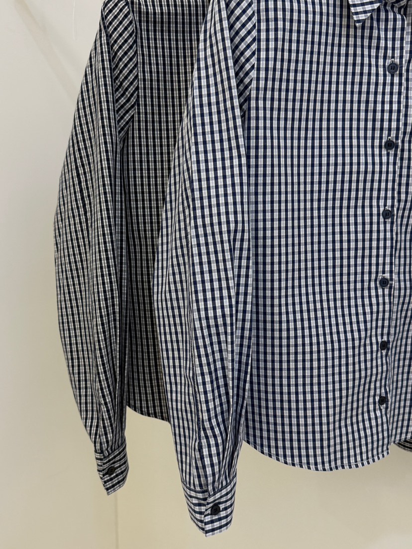 BY CHAPTER東大門實拍女士新品職業人氣時尚襯衫蕾絲衫格子BY Chapter襯衫/蕾絲衫