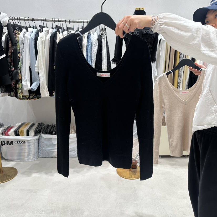 BUBBLE/LOTTIMO東大門實拍女士新品真品26春夏職業長袖T恤BUBBLE/LOTTIMO長袖T恤圖色2