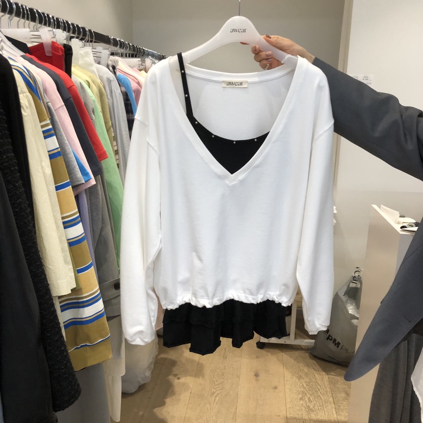 RUMIRU/AWEAR韓國代購女裝新品職業真品時尚衛衣不含內搭awear/RUMIRU衛衣圖色2