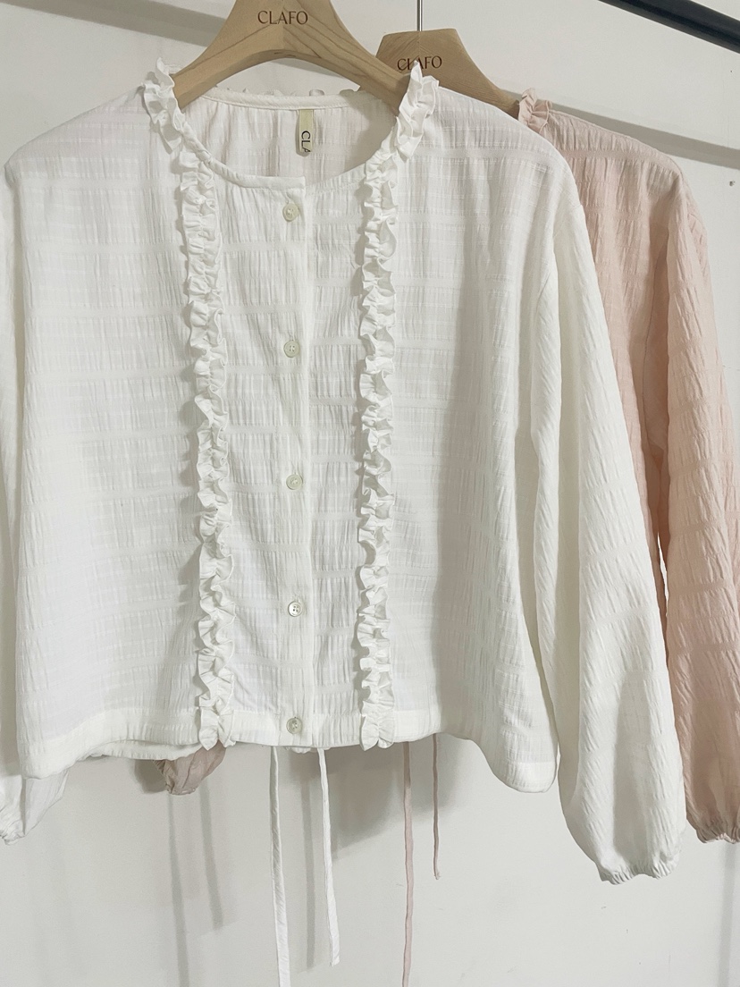 CLAFO東大門實拍女裝新品推薦熱賣職業時尚真品襯衫蕾絲衫CLAFO襯衫/蕾絲衫