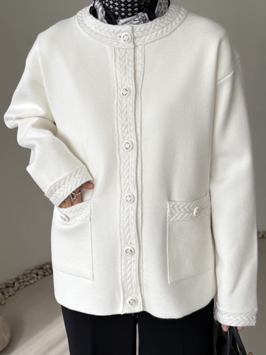 DEMAR東大門代購女裝新款職業熱賣推薦真品夾克羊毛衫紐扣DEMAR夾克圖色1