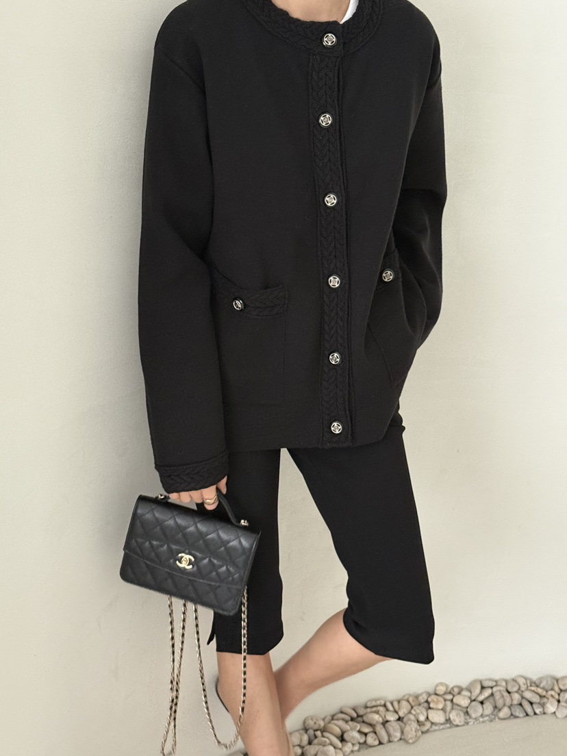 DEMAR東大門代購女裝新款職業熱賣推薦真品夾克羊毛衫紐扣DEMAR夾克圖色2