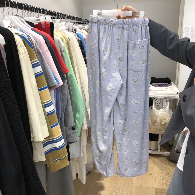 RUMIRU/AWEAR東大門實拍女士新款時尚熱賣推薦休閑褲花朵awear/RUMIRU休閑褲
