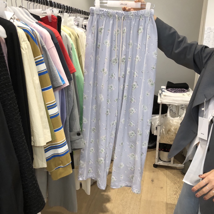 RUMIRU/AWEAR東大門實拍女士新款時尚熱賣推薦休閑褲花朵awear/RUMIRU休閑褲圖色1