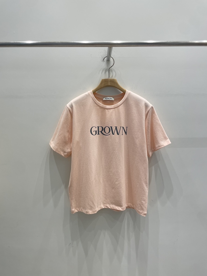 KINOA東大門實拍女裝新品職業時尚26春夏人氣真品熱賣T恤KINOAT恤圖色3