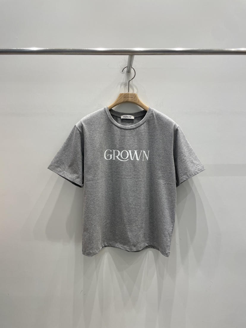 KINOA東大門實拍女裝新品職業時尚26春夏人氣真品熱賣T恤KINOAT恤圖色4