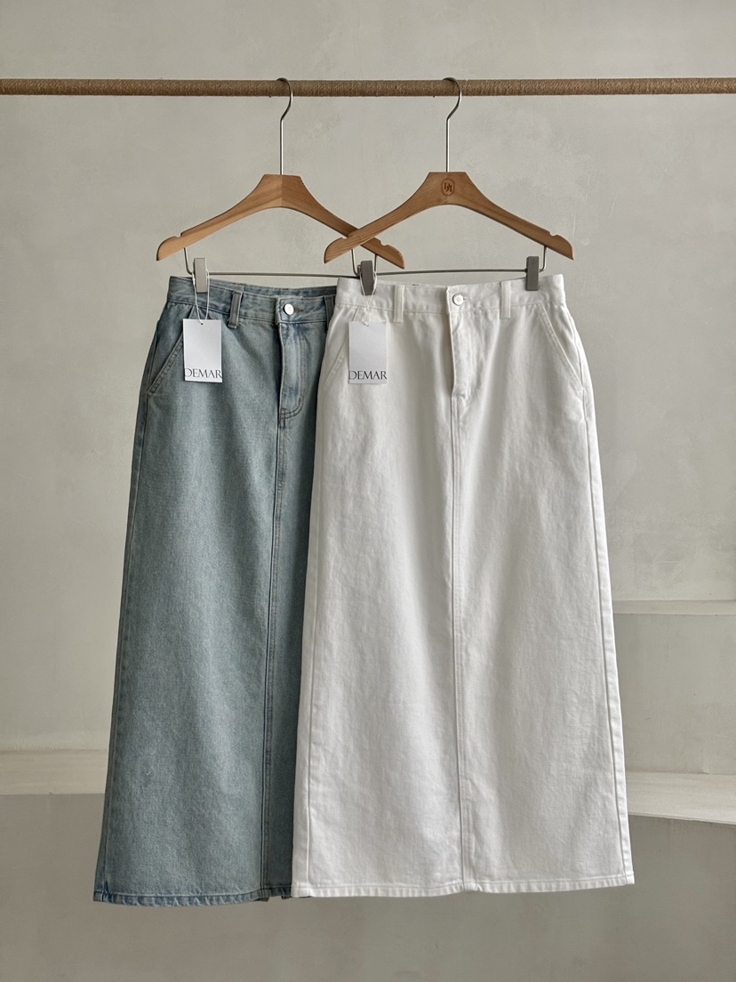 DEMAR韓國代購女裝新品時尚真品推薦人氣休閑長裙不含腰帶DEMAR長裙