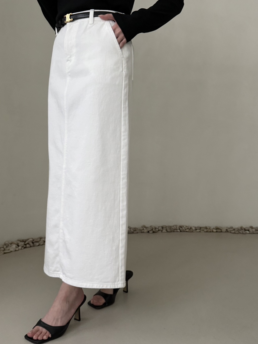 DEMAR韓國代購女裝新品時尚真品推薦人氣休閑長裙不含腰帶DEMAR長裙