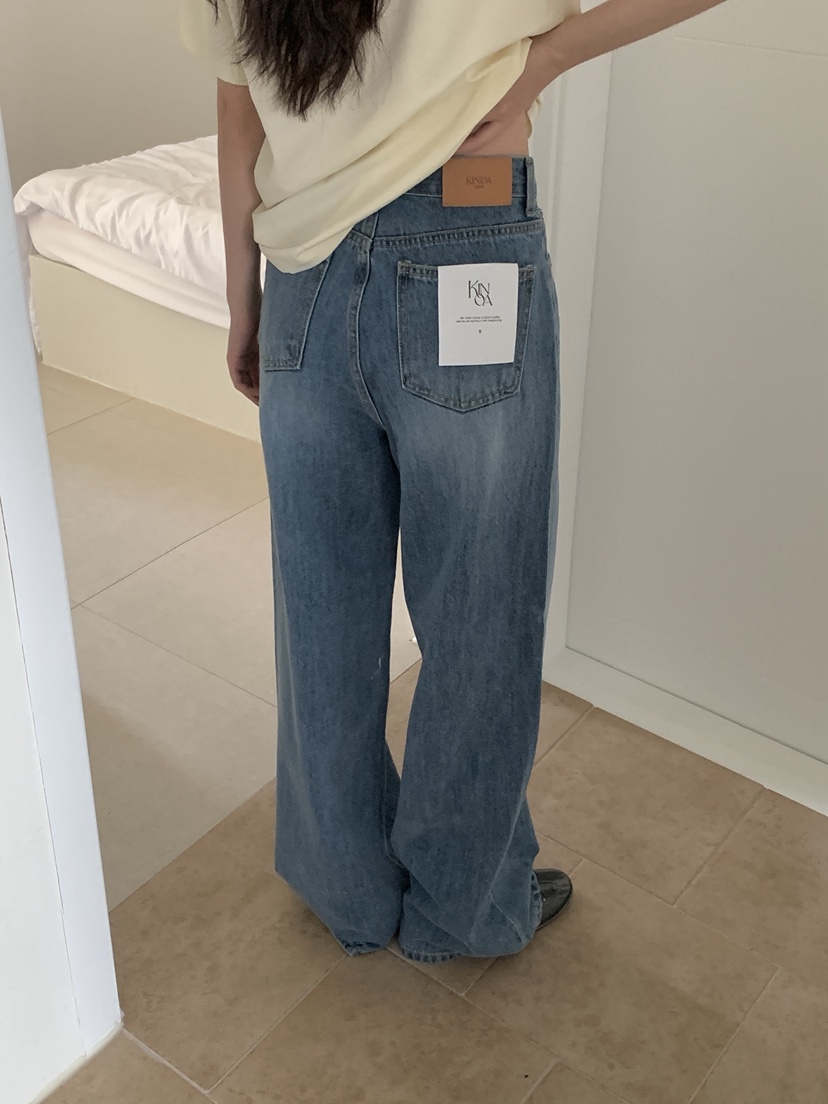 KINOA東大門直郵女裝新款休閑時尚人氣推薦真品職業牛仔褲KINOA牛仔褲