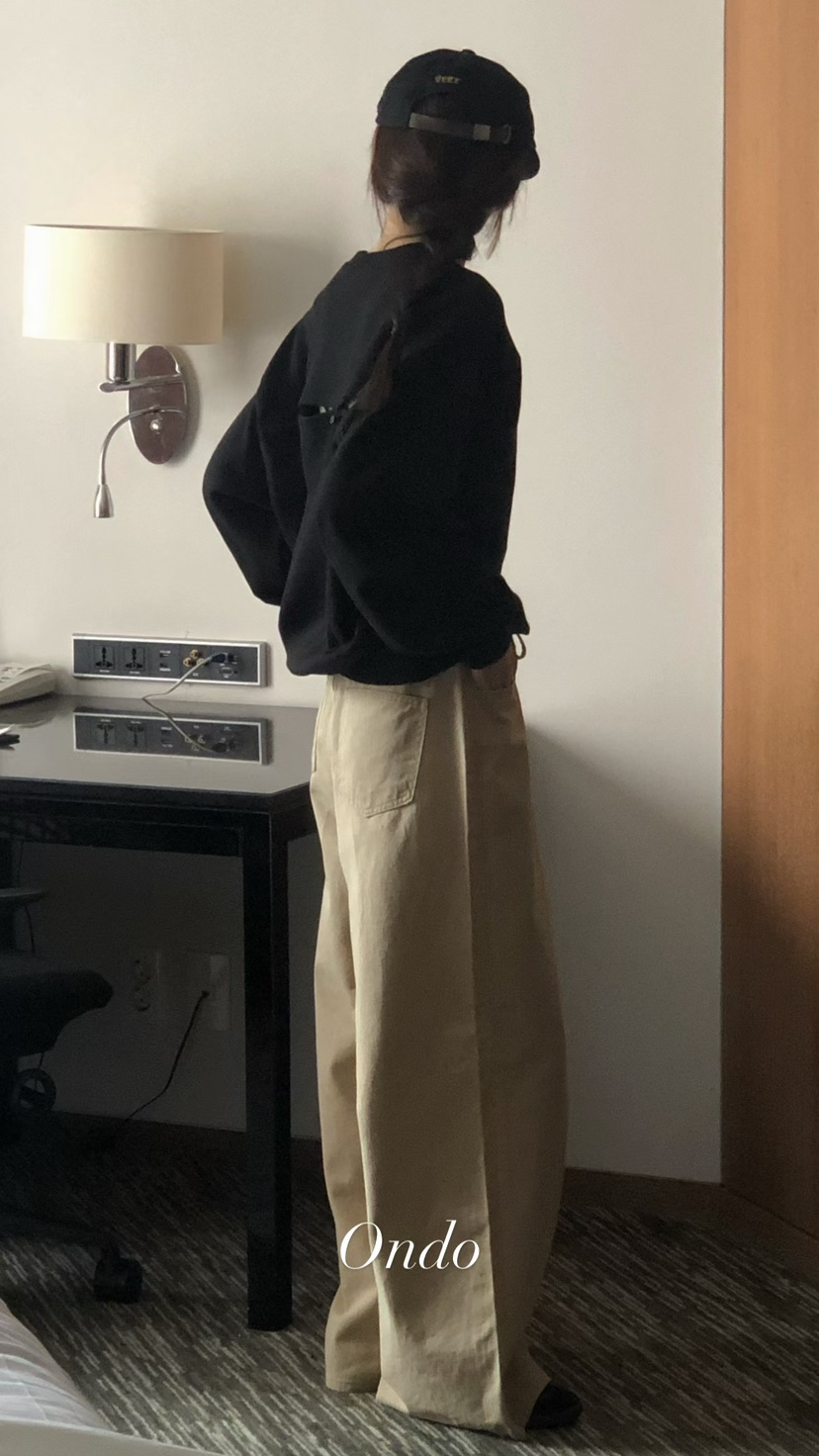 ONDO-P韓國直郵女士新品真品人氣26春夏熱賣時尚休閑褲棉ONDO-P休閑褲