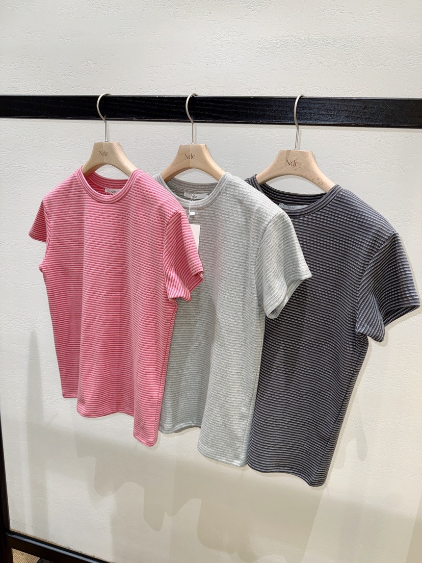 NDE東大門代購女士新款休閑人氣推薦真品時尚26春夏職業T恤BOHEME_NDET恤