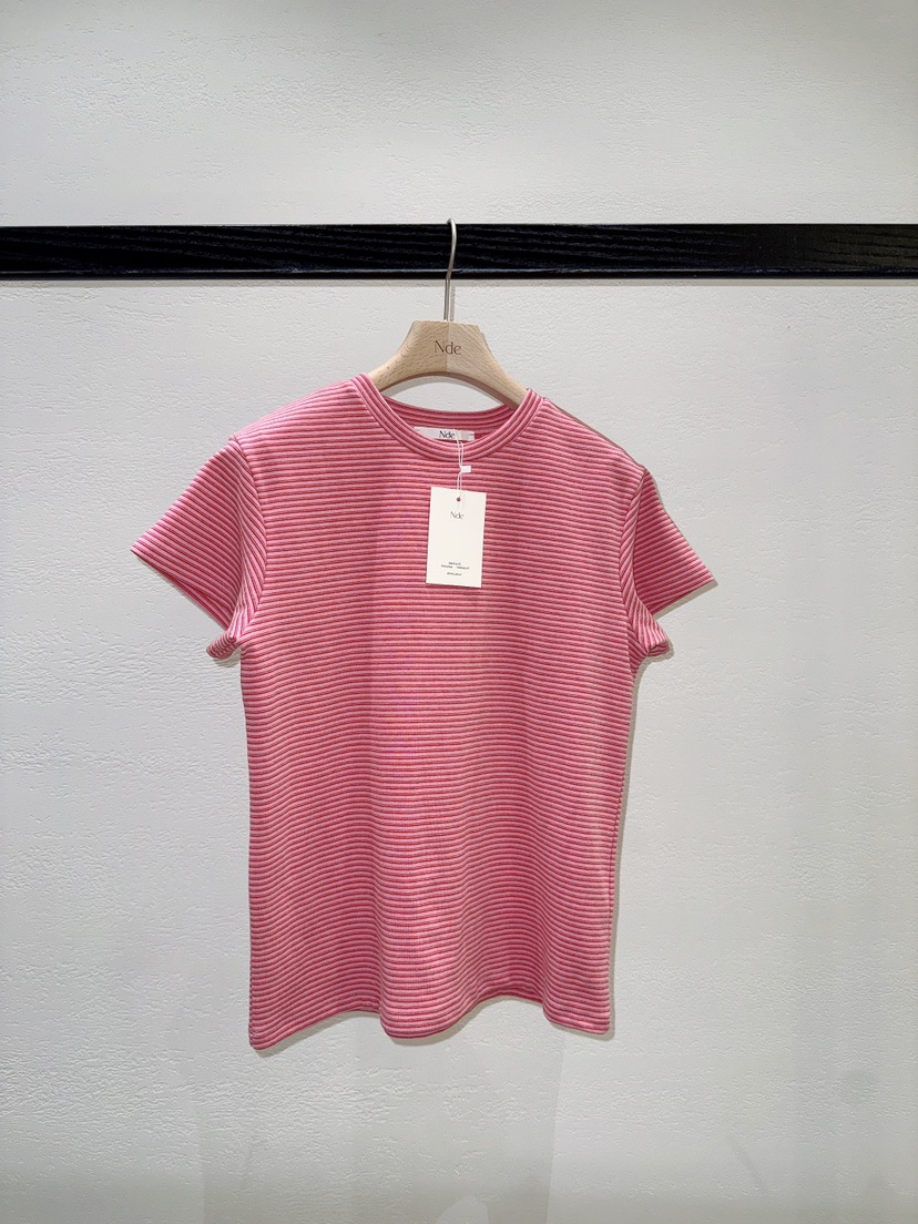 NDE東大門代購女士新款休閑人氣推薦真品時尚26春夏職業T恤BOHEME_NDET恤圖色1