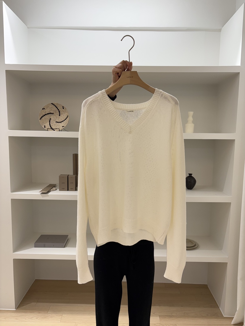 LANCH韓國代購女士新款人氣休閑推薦真品職業26春夏針織衫LANCH針織衫圖色1