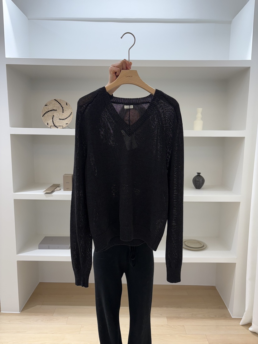 LANCH韓國代購女士新款人氣休閑推薦真品職業26春夏針織衫LANCH針織衫圖色4