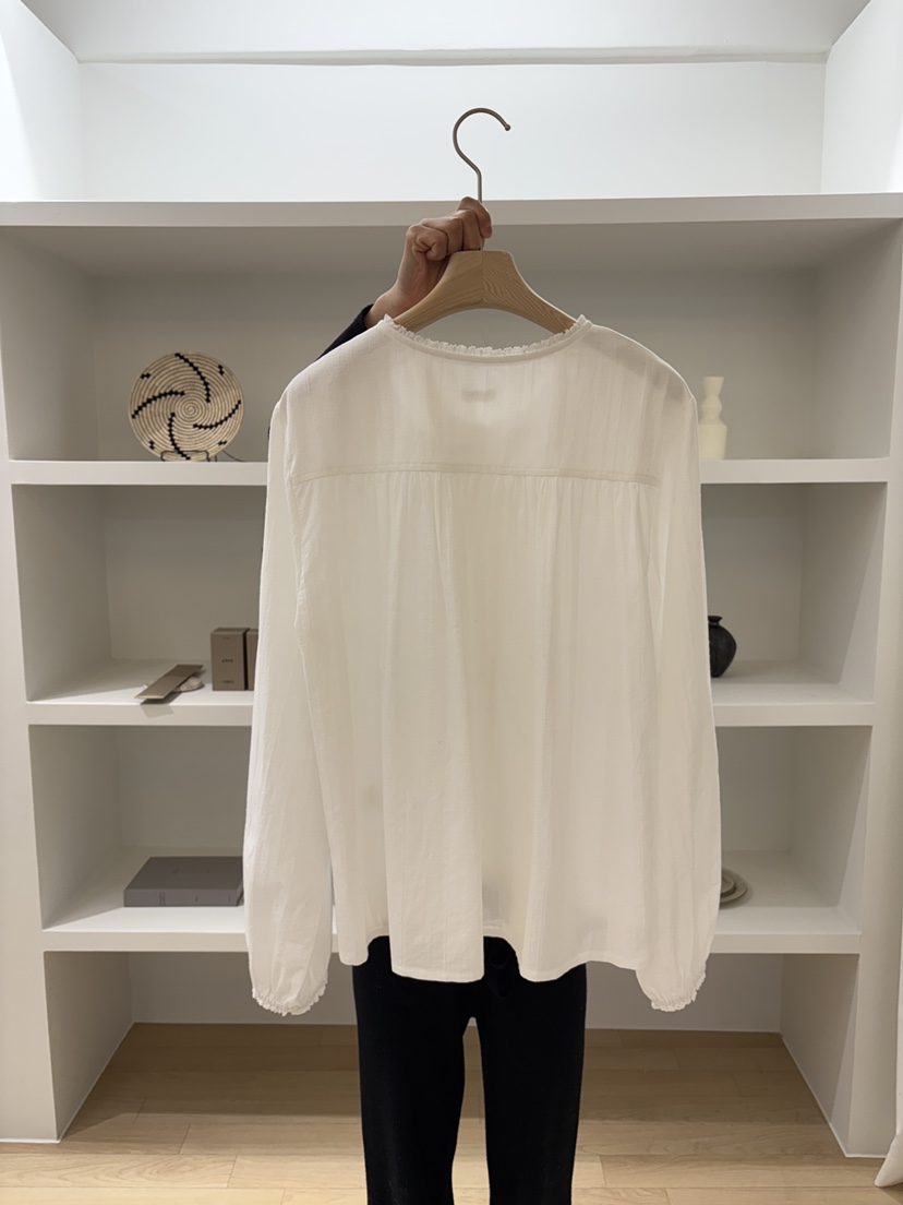 LANCH東大門直郵女士新款職業人氣熱賣休閑襯衫蕾絲衫褶裥LANCH襯衫/蕾絲衫