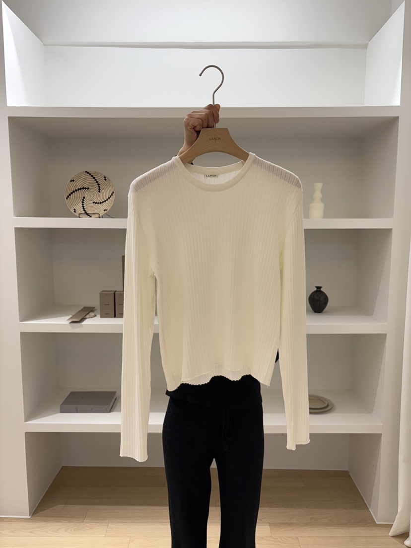 LANCH韓國代購女士新品時尚推薦熱賣真品26春夏休閑針織衫LANCH針織衫圖色1