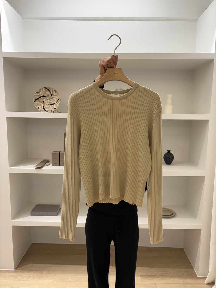 LANCH韓國代購女士新品時尚推薦熱賣真品26春夏休閑針織衫LANCH針織衫圖色2