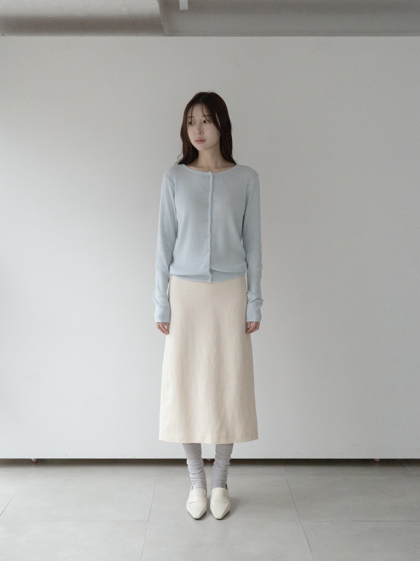 CULLUM韓國代購女士新品人氣休閑職業時尚熱賣真品26春夏長裙CULLUM長裙