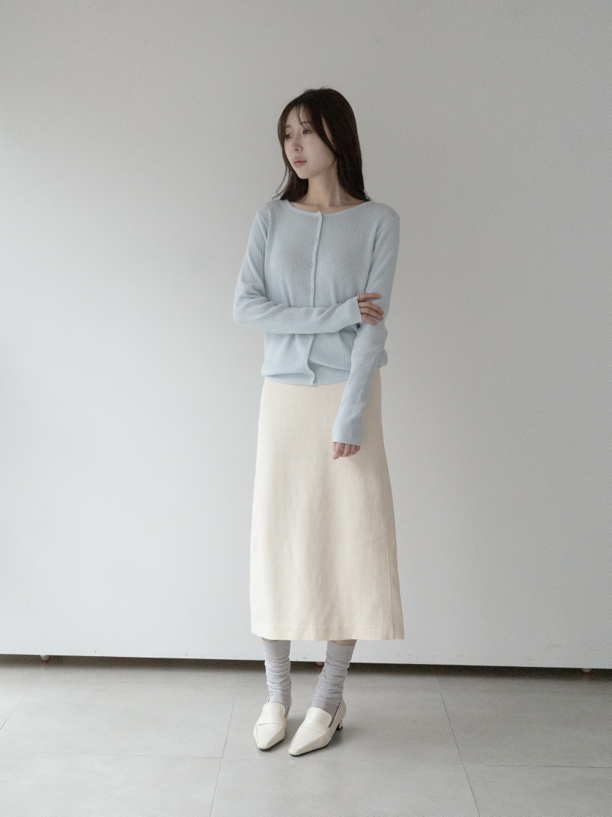 CULLUM韓國代購女士新品人氣休閑職業時尚熱賣真品26春夏長裙CULLUM長裙