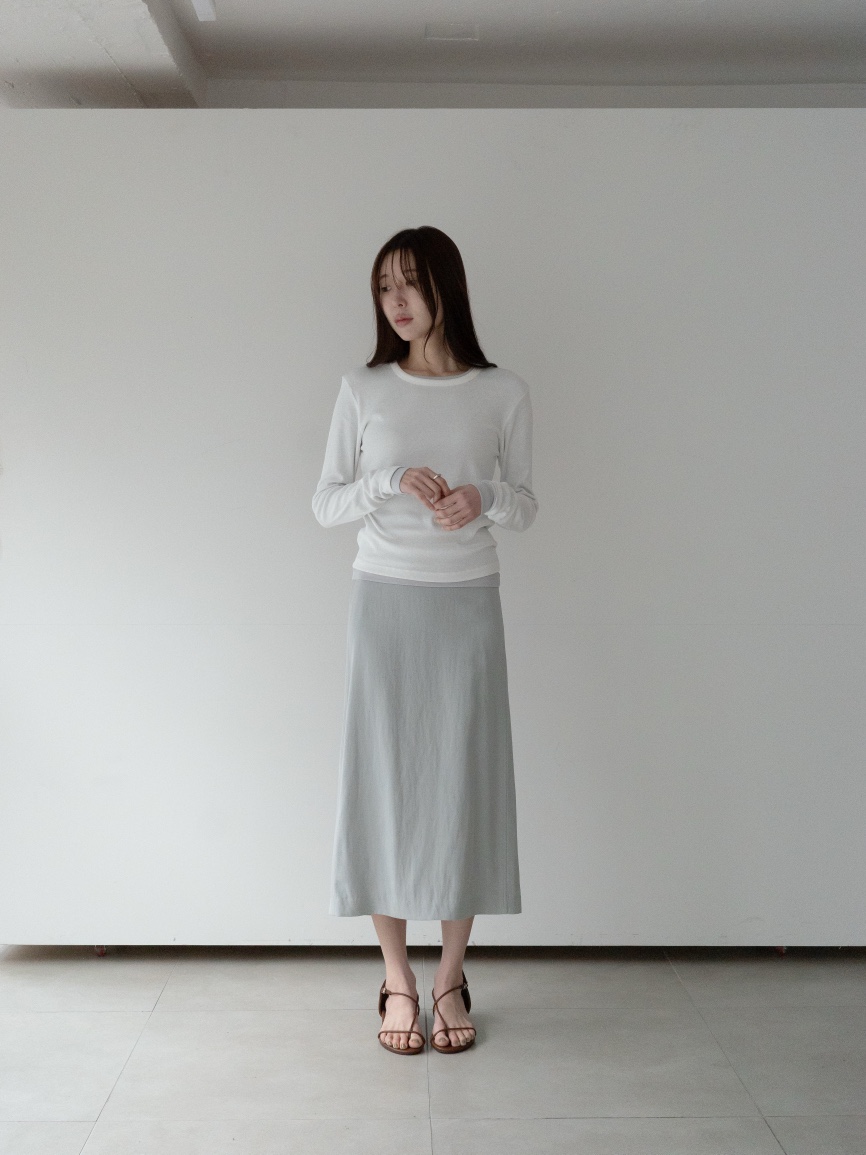 CULLUM韓國代購女士新品人氣休閑職業時尚熱賣真品26春夏長裙CULLUM長裙