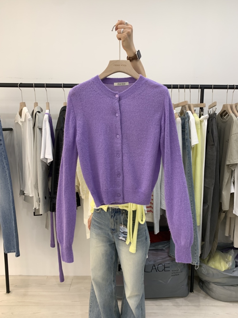 CEDARWOOD東大門實拍女裝新品熱賣人氣真品推薦針織衫開衫CEDAR WOOD針織衫圖色4