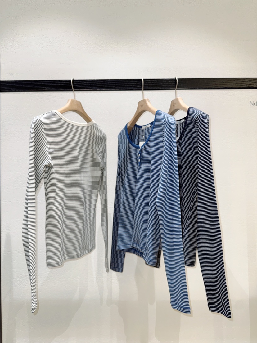 NDE東大門代購女裝新款26春夏休閑真品推薦人氣長袖T恤圓領BOHEME_NDE長袖T恤