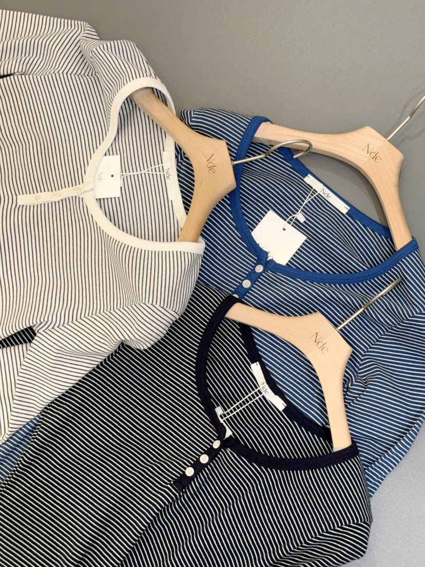 NDE東大門代購女裝新款26春夏休閑真品推薦人氣長袖T恤圓領BOHEME_NDE長袖T恤