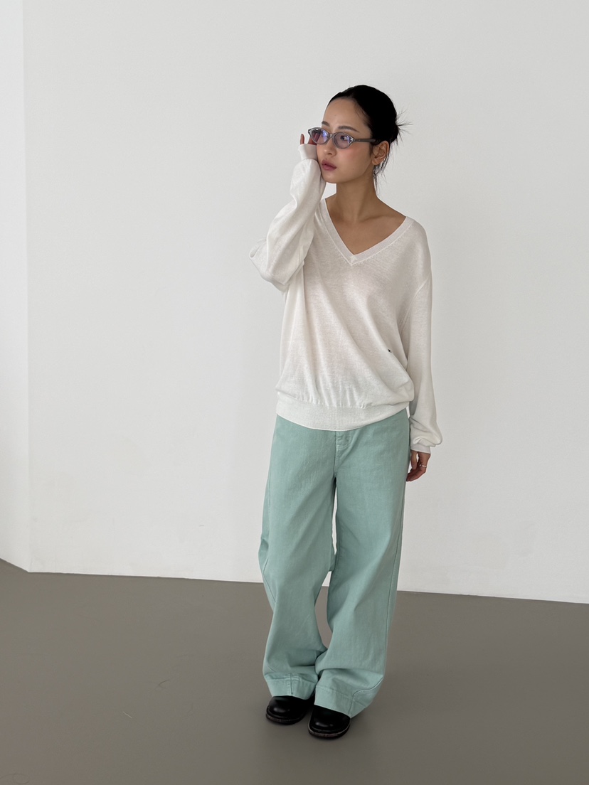 KARE/WEREPIECE韓國直郵女士新款熱賣人氣休閑針織衫刺繡KARE/WEREPIECE針織衫