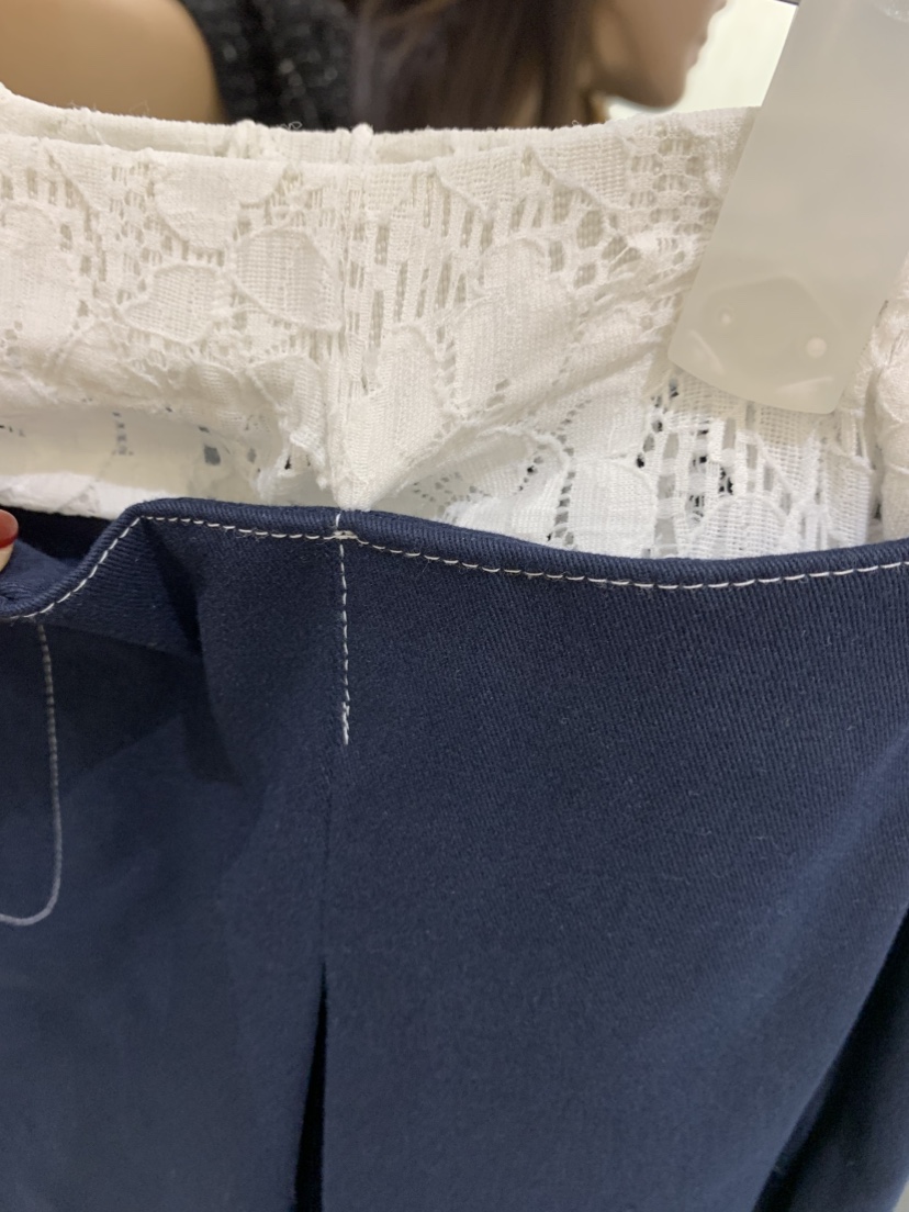 EYEL東大門直郵女士新品26春夏休閑人氣推薦職業休閑褲蕾絲EYEL休閑褲