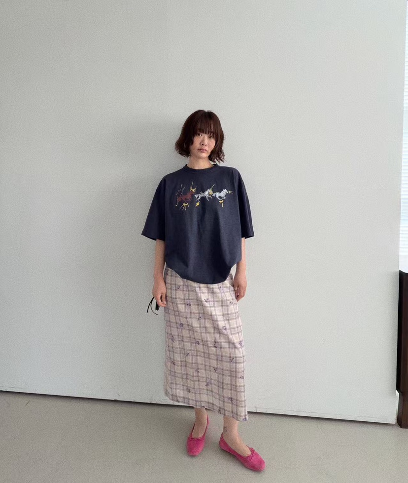 OLI SEOUL韓國直郵女裝新款職業推薦休閑26春夏時尚長裙OLI SEOUL長裙