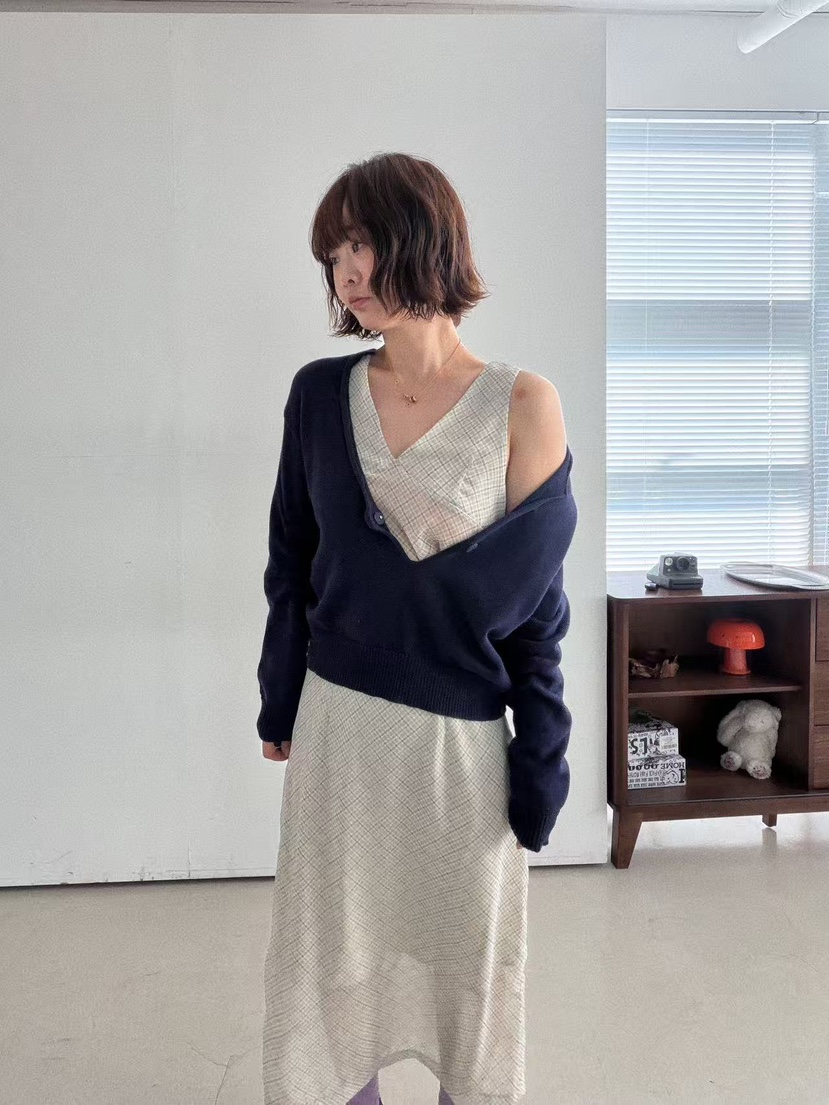 OLI SEOUL韓國直郵女裝新款職業推薦休閑26春夏時尚長裙OLI SEOUL長裙