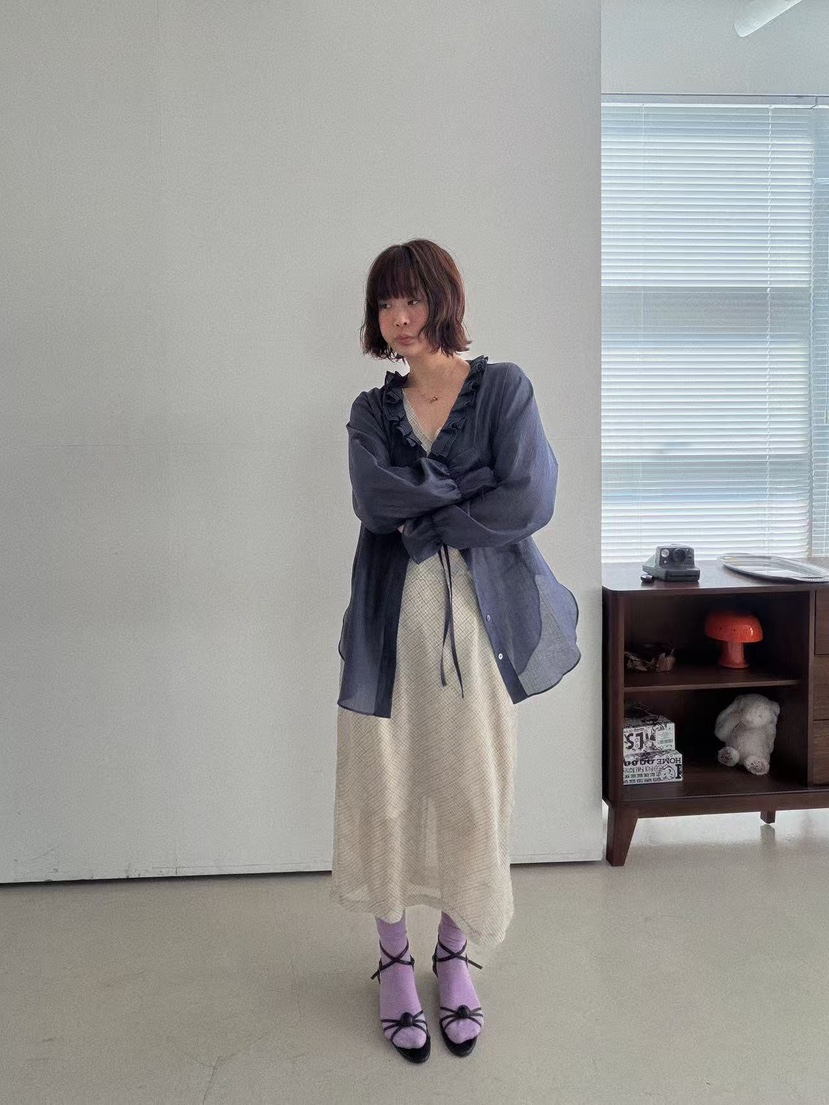 OLI SEOUL韓國直郵女裝新款職業推薦休閑26春夏時尚長裙OLI SEOUL長裙