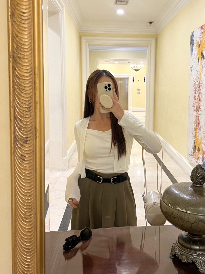 BOLD韓國代購女裝新品時尚熱賣26春夏真品休閑長袖T恤假兩件BOLD長袖T恤