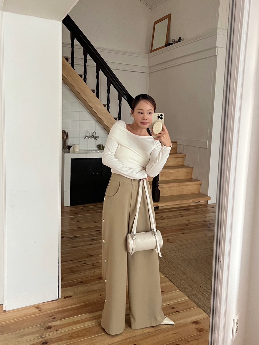 BOLD韓國直郵女裝新品人氣時尚真品26春夏職業休閑長袖T恤BOLD長袖T恤