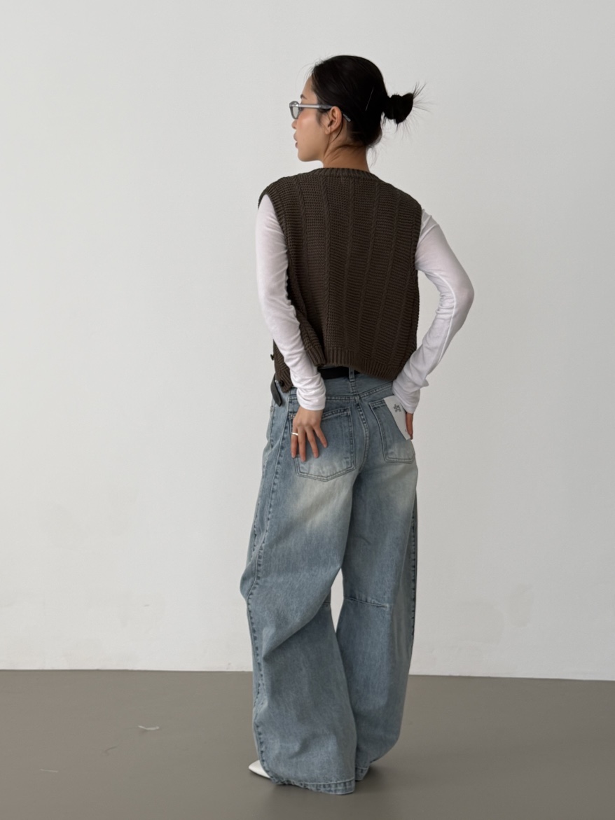 KARE/WEREPIECE韓國代購女士新品人氣推薦時尚真品牛仔褲KARE/WEREPIECE牛仔褲