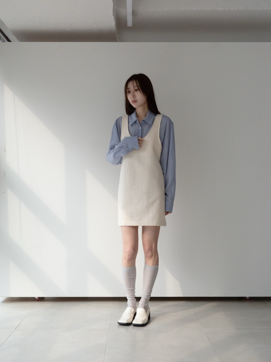 CULLUM韓國代購女士新品26春夏時尚休閑熱賣人氣職業連衣裙CULLUM連衣裙