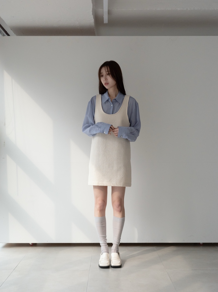 CULLUM韓國代購女士新品26春夏時尚休閑熱賣人氣職業連衣裙CULLUM連衣裙