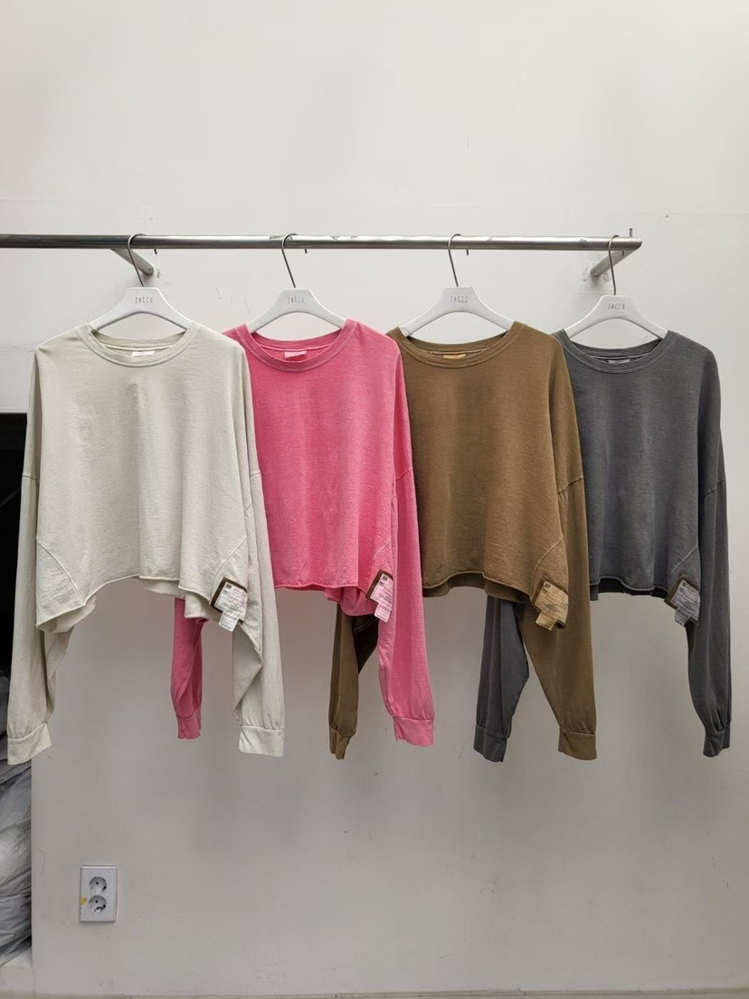 ZACCU東大門代購女士新款休閑26春夏熱賣時尚推薦長袖T恤ZACCU長袖T恤
