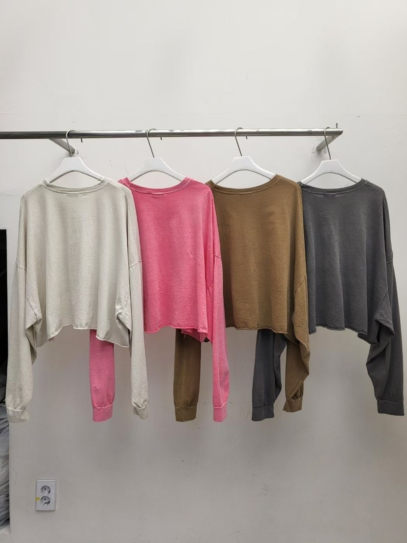 ZACCU東大門代購女士新款休閑26春夏熱賣時尚推薦長袖T恤ZACCU長袖T恤