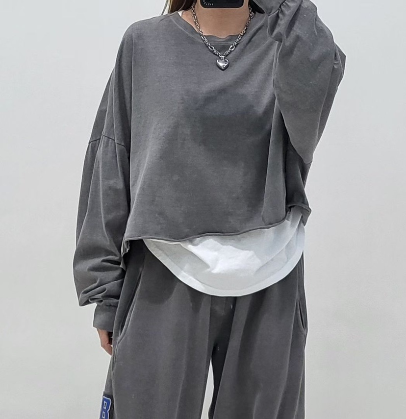 ZACCU東大門代購女士新款休閑26春夏熱賣時尚推薦長袖T恤ZACCU長袖T恤