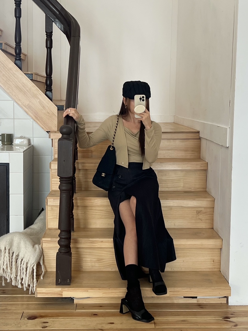 BOLD東大門實拍女士新款26春夏休閑職業推薦熱賣人氣長裙BOLD長裙