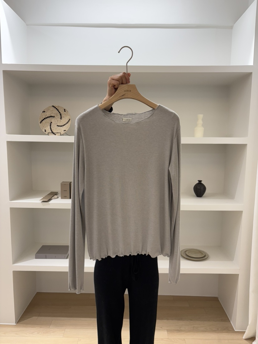 LANCH東大門實拍女裝新款熱賣真品26春夏時尚人氣長袖T恤LANCH長袖T恤圖色3