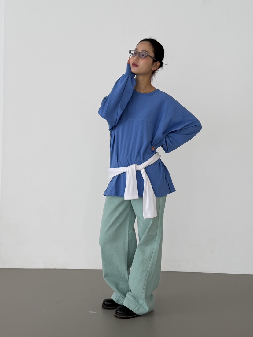 KARE/WEREPIECE東大門實拍女裝新款熱賣長袖T恤不含腰帶KARE/WEREPIECE長袖T恤