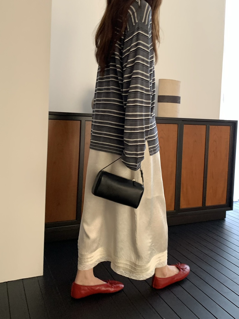 PEBBLE韓國代購女士新品熱賣人氣26春夏時尚針織衫開衫條紋PEBBLE針織衫